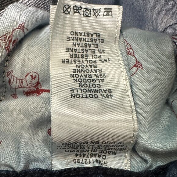 True Religion Curvy Skinny Crystal Mid Rise Jeans Women's Size 27 - Picture 3 of 6